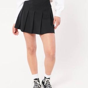 hollister black mini skirt